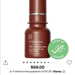 Brand new Dr. Dennis Gross eye serum